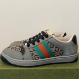 Gucci muted earth tones luxury sneakers view 6 heritage-inspired look