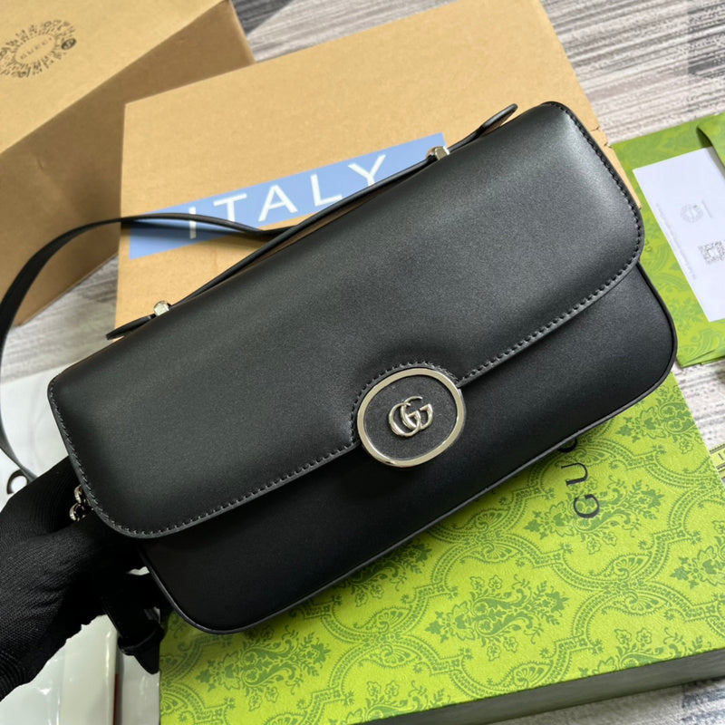 Back view of sleek structured women's handbag – women's premium purse
