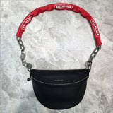 Sleek Faux Leather Handbag - Refined Silhouette | Women's Fashion Handbag #728 - texture close-up (image 9) of designer-inspired handbag