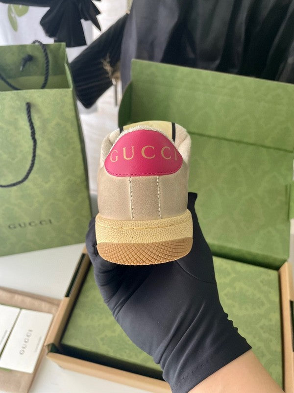Gucci fresh white-and-black luxury sneakers view 6 sleek tonal finish