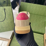Gucci fresh white-and-black luxury sneakers view 6 sleek tonal finish