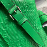 Back view of refined premium women's handbag – women's statement bag
