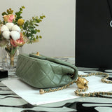 Zivas Charm Understated Luxury Designer Handbag (Timeless Wardrobe Addition) – Angled View