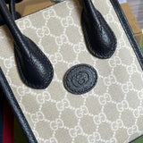 Back view of sleek signature women's handbag – women's luxury handbag