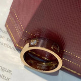 Side view of Cartier unisex jewelry piece