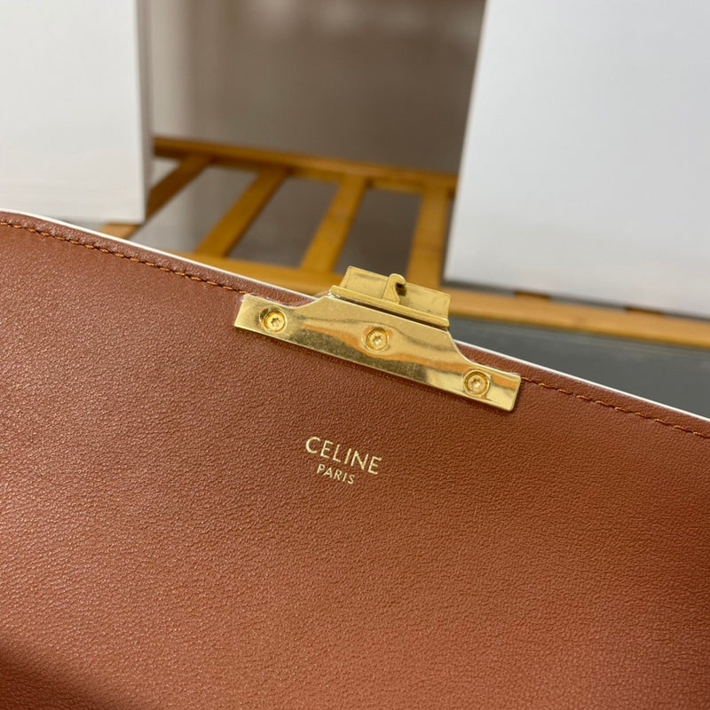 Close-up detail of chic structured women's handbag – women's premium purse