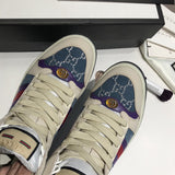 Gucci all-black luxury sneakers view 7 retro runner design