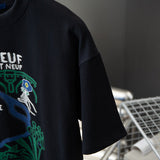 Full styled look of Louis Vuitton cotton t-shirt with tailored silhouette