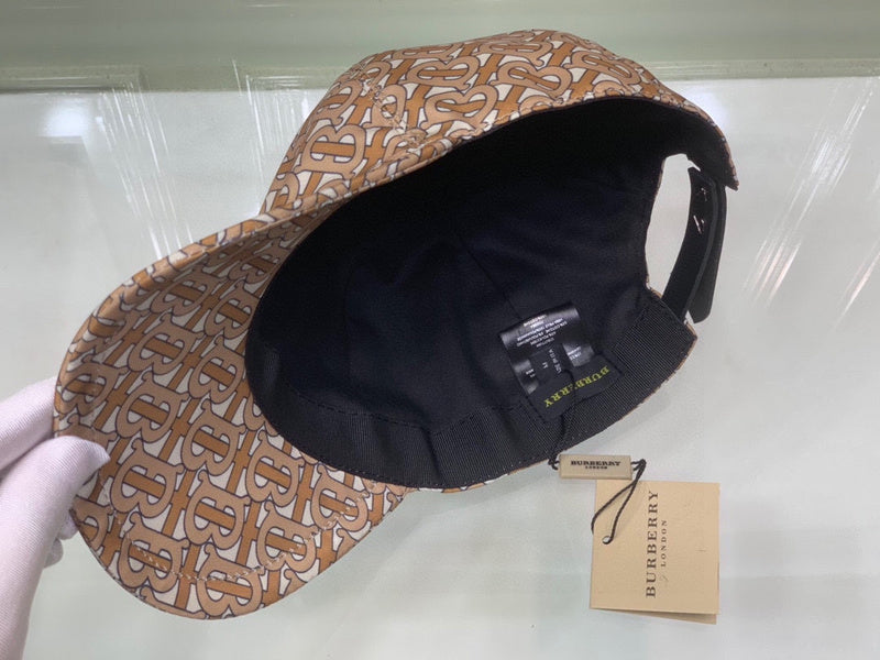 Front view of Burberry unisex cap