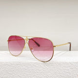 Lifestyle view of Louis Vuitton unisex sunglasses