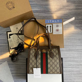 Front view of signature refined women's handbag – women's everyday handbag