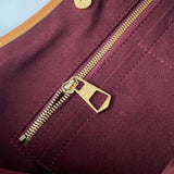 Top view of polished chic women's handbag – women's luxury handbag