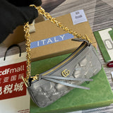 Side view of timeless structured handbag