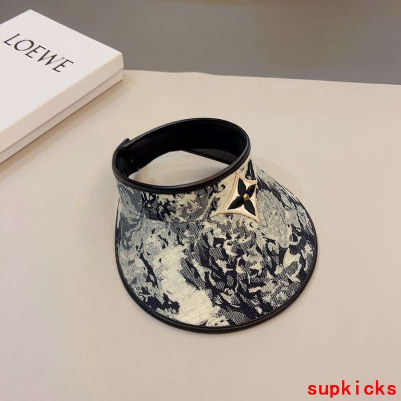 Close-up detail view of Louis Vuitton unisex cap