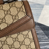 Back view of modern sleek women's handbag – women's luxury accessory
