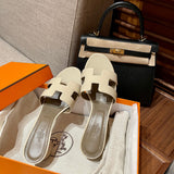 Hermes sandals Style 015 - front view, premium leather craftsmanship