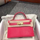 Streamlined bag shown from front angle