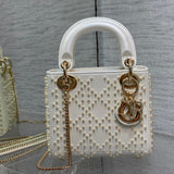Close-up detail of statement everyday-luxe women's handbag – women's everyday handbag