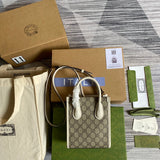 Front view of refined signature women's handbag – women's statement bag
