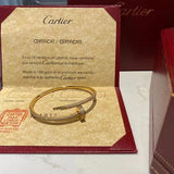 Front view of Cartier unisex jewelry piece