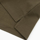 Back view of Polo cotton polo shirt with logo-detail design