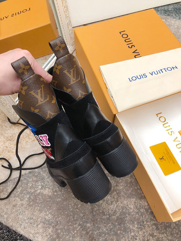 Louis Vuitton designer shoes full view