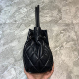Sleek Faux Leather Handbag - Understated Luxury Look | Women's Premium Handbag #792 - back view (image 4) of designer-inspired handbag