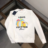 Back view of Louis Vuitton luxury clothing with relaxed-fit cut