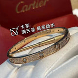 Close-up detail view of Cartier unisex jewelry piece