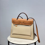 Close-up detail of clean-lined bag design