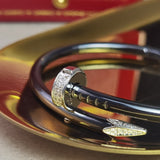 Side view of Cartier unisex jewelry piece