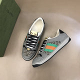 Gucci tonal black luxury sneakers view 9 padded collar comfort