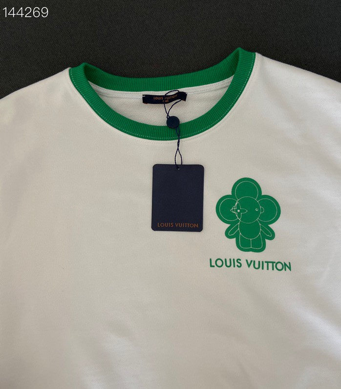 Back view of Louis Vuitton luxury clothing with everyday silhouette