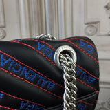 Bold Vegan Leather Handbag - Versatile Everyday Design | Women's Designer-Inspired Purse #838 - styled full view (image 7) of designer-inspired handbag