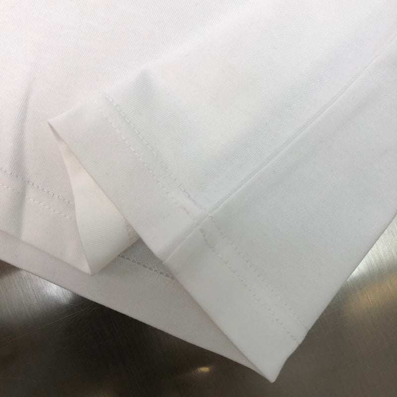 Full styled look of Louis Vuitton cotton t-shirt with signature branding