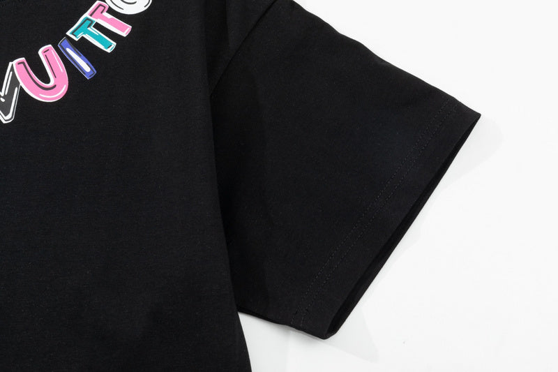 Front view of Louis Vuitton cotton t-shirt with contemporary cut