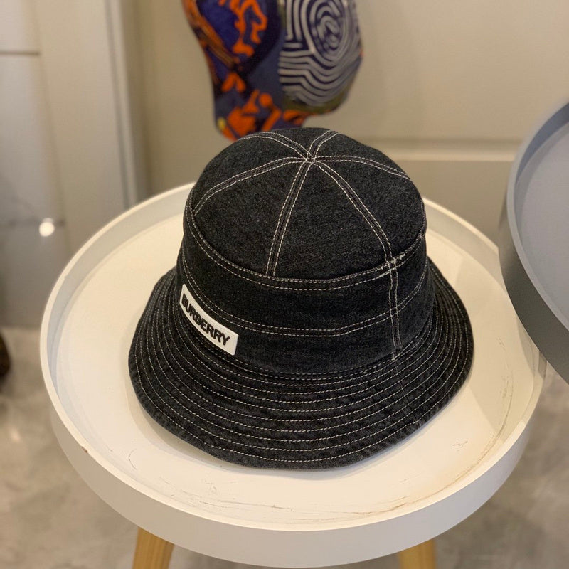 Side view of Burberry unisex cap