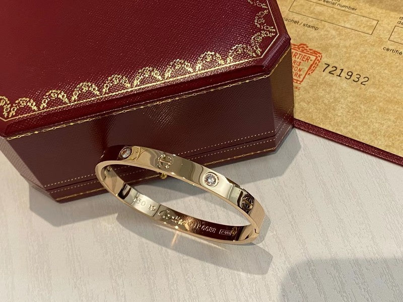 Front view of Cartier unisex jewelry piece