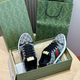 Gucci neutral cream luxury sneakers view 7 sleek tonal finish