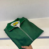 Front view of Gucci luxury clothing with label-forward styling