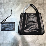 Bold Vegan Leather Handbag - Chic Everyday Appeal | Women's Fashion Handbag #775 - texture close-up (image 9) of designer-inspired handbag