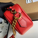 Top view of premium classic women's handbag – women's luxury handbag