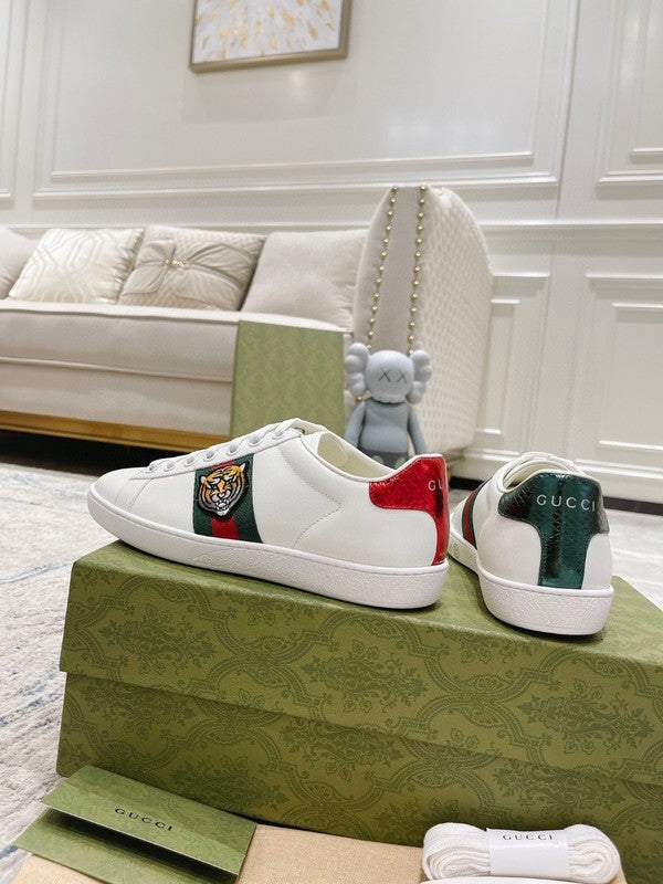 Gucci stone beige luxury sneakers view 7 premium leather build