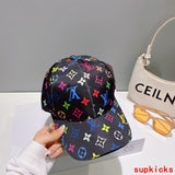 Close-up detail view of Louis Vuitton unisex cap