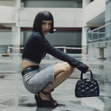  Sleek structured bag front view 31