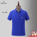 Side profile of Moncler luxury clothing with relaxed-fit cut