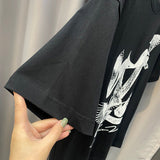 Side profile of Louis Vuitton cotton t-shirt with tailored silhouette