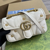 Top view of chic signature women's handbag – women's luxury handbag