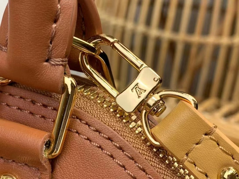 Top view of chic statement women's handbag – women's everyday handbag