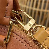 Top view of chic statement women's handbag – women's everyday handbag